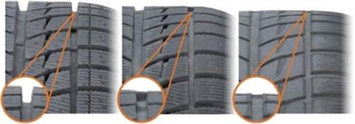 Tire Tread Indicator Bars
